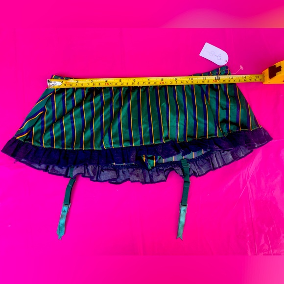 BRA,CORSET,TWO GARTERS JESSICA SIMPSON denim alike NEW WITH TAGS 34/36 C - Picture 10 of 16